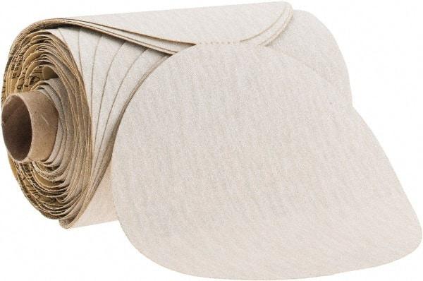 3M - 5" Diam, 150 Grit Aluminum Oxide Adhesive PSA Disc - Very Fine Grade, White, C Weighted Backing, Flexible, 12,000 Max RPM, Use with Random Orbital Sanders - Industrial Tool & Supply