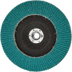 3M - 40 Grit, 7" Disc Diam, 5/8-11 Center Hole, Type 29 Zirconia Alumina Flap Disc - 8,600 Max RPM, Cloth Backing, Arbor Attaching System, Coated - Industrial Tool & Supply