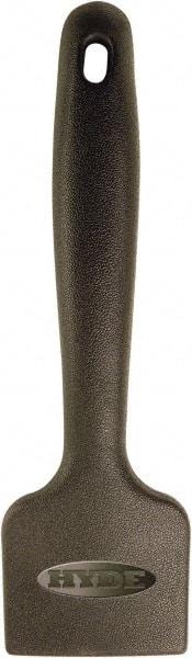 Hyde Tools - Stiff Carbon Steel 2-Edge Scraper - 2-1/2" Blade Width, 5" Long Plastic Handle - Industrial Tool & Supply