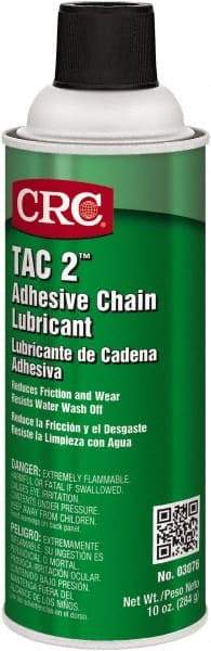 CRC - 16 oz Aerosol Adhesive Chain & Cable Lubricant - Blue, 350°F - Industrial Tool & Supply