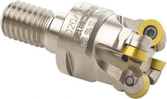 Seco - 25mm Cutting Diam, 23mm Shank Diam, 3.5mm Max Depth of Cut, Modular Connection Indexable Copy End Mill - 5 Inserts, RDH.. 0702 Insert, R217.29 Toolholder, Through Coolant - Industrial Tool & Supply