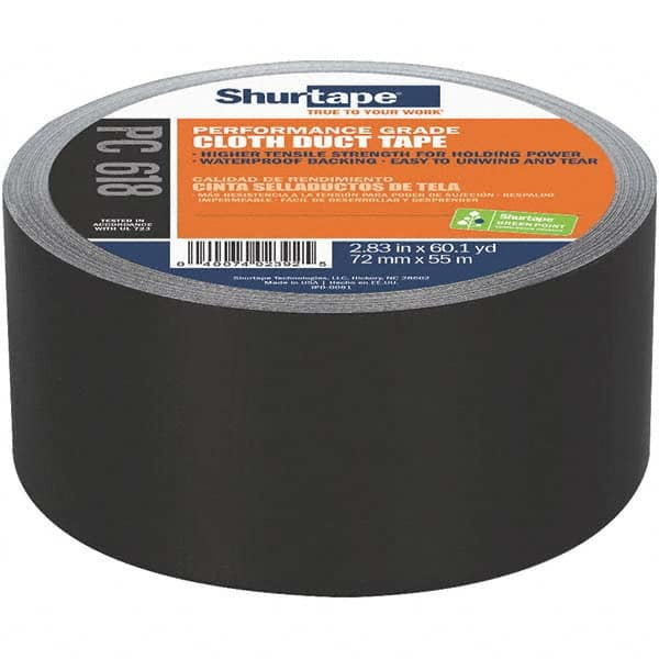 Shurtape - PC 618 Performance Grade, Colored Cloth Duct Tape - Industrial Tool & Supply