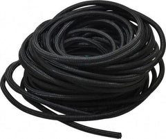 Techflex - Black PET Braided Cable Sleeve - 100' Coil Length, -103 to 257°F - Industrial Tool & Supply