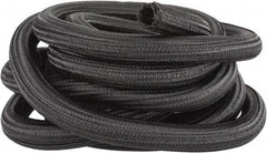 Techflex - Black Braided Cable Sleeve - 25' Coil Length, -103 to 257°F - Industrial Tool & Supply