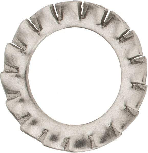 Value Collection - M12 Screw, 13mm ID, Stainless Steel External Tooth Lock Washer - 20.5mm OD, Uncoated, Grade 316 & Austenitic A4 - Industrial Tool & Supply