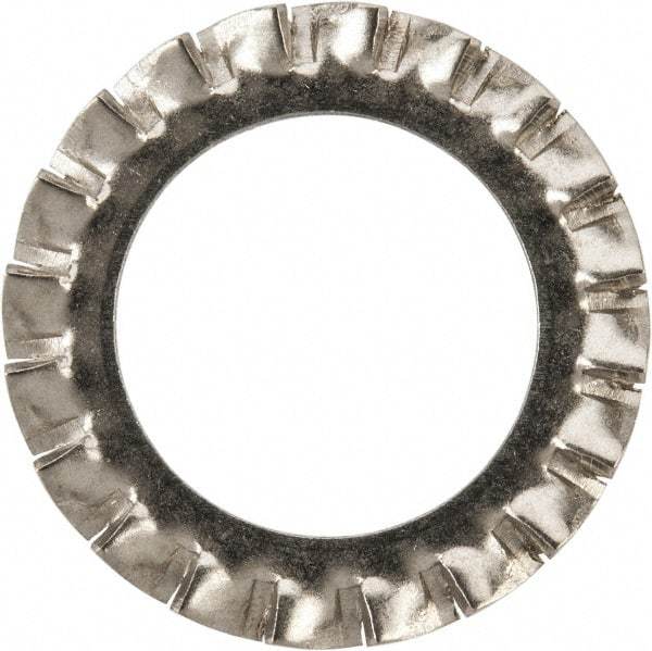 Value Collection - M20 Screw, 21mm ID, Stainless Steel External Tooth Lock Washer - 33mm OD, Uncoated, Grade 316 & Austenitic A4 - Industrial Tool & Supply