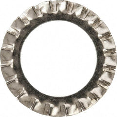 Value Collection - M20 Screw, 21mm ID, Stainless Steel External Tooth Lock Washer - 33mm OD, Uncoated, Grade 316 & Austenitic A4 - Industrial Tool & Supply