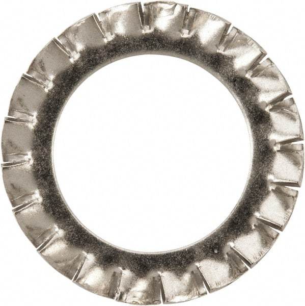 Value Collection - M22 Screw, 23mm ID, Stainless Steel External Tooth Lock Washer - 36mm OD, Uncoated, Grade 316 & Austenitic A4 - Industrial Tool & Supply