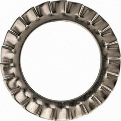 Value Collection - M30 Screw, 31mm ID, Stainless Steel External Tooth Lock Washer - 48mm OD, Uncoated, Grade 316 & Austenitic A4 - Industrial Tool & Supply