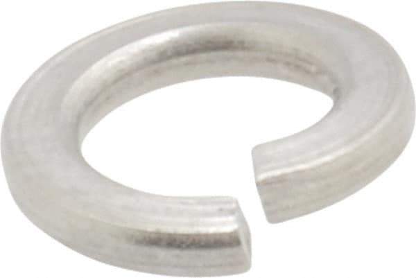 Value Collection - M5, 5.1mm ID, 9.2mm OD, 1.2mm Thick Split Lock Washer - 316 Austenitic Grade A4 Stainless Steel, Uncoated, 5.1mm Min ID, 5.4mm Max ID, 9.2mm Max OD - Industrial Tool & Supply