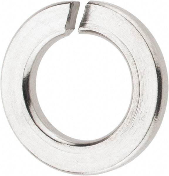 Value Collection - M10, 10.2mm ID, 18.1mm OD, 2.2mm Thick Split Lock Washer - 316 Austenitic Grade A4 Stainless Steel, Uncoated, 10.2mm Min ID, 10.7mm Max ID, 18.1mm Max OD - Industrial Tool & Supply