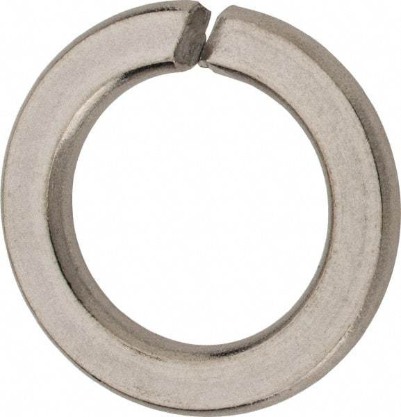 Value Collection - M18, 18.2mm ID, 29.4mm OD, 3.5mm Thick Split Lock Washer - 316 Austenitic Grade A4 Stainless Steel, Uncoated, 18.2mm Min ID, 19mm Max ID, 29.4mm Max OD - Industrial Tool & Supply