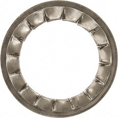 Value Collection - M24 Screw, 25mm ID, Stainless Steel Internal Tooth Lock Washer - 38mm OD, Uncoated, Grade 316 & Austenitic A4 - Industrial Tool & Supply