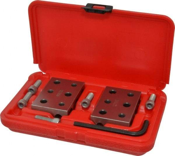 SPI - 0.0001 Squareness Per Inch, 1-2-3 Block Setup Block - 5/16 - 18 Inch Tapped Hole Size, Sold as Matched Pair - Industrial Tool & Supply