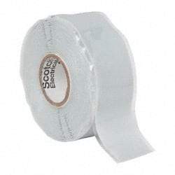 3M - 1" x 30', Gray Silicone Electrical Tape - Series 70, 12 mil Thick - Industrial Tool & Supply