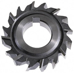 Keo - 4" Diam x 15/16" Width of Cut, 18 Teeth, High Speed Steel Side Milling Cutter - Staggered Teeth, Uncoated - Industrial Tool & Supply