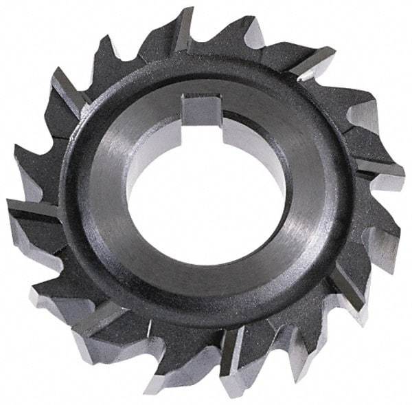Keo - 3" Diam x 9/16" Width of Cut, 16 Teeth, High Speed Steel Side Milling Cutter - Staggered Teeth, Uncoated - Industrial Tool & Supply
