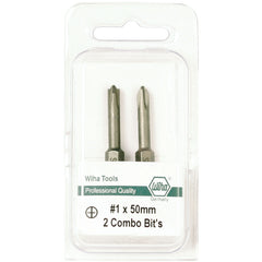 Xeno Combination Terminal Block Power Bit 1/4″ Hex Drive Bit #2 × 50 (2 Bit Pack) - Industrial Tool & Supply