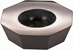 Value Collection - Carbide Milling Insert - TiAlN Finish, 3/16" Thick, 5/8" Inscribed Circle, 1/16" Corner Radius - Industrial Tool & Supply