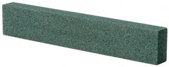 Made in USA - 4-1/4" Long x 3/4" Diam x 3/8" Thick, Silicon Carbide Sharpening Stone - Round Edge Slip, Coarse Grade - Industrial Tool & Supply