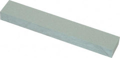 Made in USA - 4-1/4" Long x 3/4" Diam x 3/8" Thick, Silicon Carbide Sharpening Stone - Round, Medium Grade - Industrial Tool & Supply