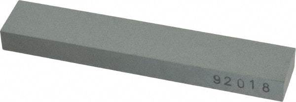 Made in USA - 4-1/4" Long x 3/4" Diam x 3/8" Thick, Silicon Carbide Sharpening Stone - Round, Fine Grade - Industrial Tool & Supply
