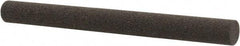 Made in USA - 4" Long x 3/8" Diam x 3/8" Thick, Aluminum Oxide Sharpening Stone - Round, Coarse Grade - Industrial Tool & Supply