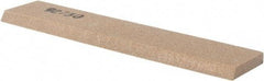 Made in USA - 5" Long x 1" Wide x 3/16" Thick, Aluminum Oxide Sharpening Stone - Rectangle, Medium Grade - Industrial Tool & Supply