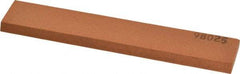 Made in USA - 5" Long x 1" Wide x 3/16" Thick, Aluminum Oxide Sharpening Stone - Rectangle, Fine Grade - Industrial Tool & Supply