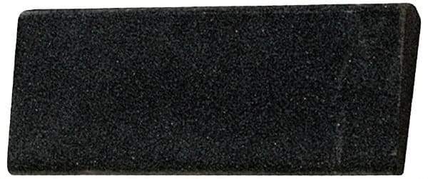 Made in USA - 4-1/2" Long x 1-3/4" Diam x 1/2" Thick, Silicon Carbide Sharpening Stone - Round, Coarse Grade - Industrial Tool & Supply