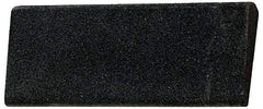 Made in USA - 4-1/2" Long x 1-3/4" Diam x 3/8" Thick, Aluminum Oxide Sharpening Stone - Round, Coarse Grade - Industrial Tool & Supply