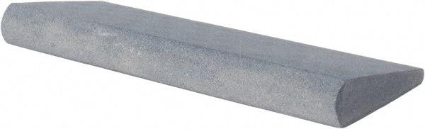 Made in USA - 4-1/2" Long x 1-3/4" Diam x 1/2" Thick, Silicon Carbide Sharpening Stone - Round, Fine Grade - Industrial Tool & Supply