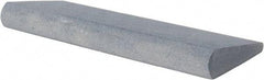 Made in USA - 4-1/2" Long x 1-3/4" Diam x 1/2" Thick, Silicon Carbide Sharpening Stone - Round, Fine Grade - Industrial Tool & Supply