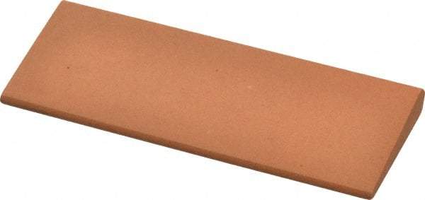 Made in USA - 4-1/2" Long x 1-3/4" Diam x 3/8" Thick, Aluminum Oxide Sharpening Stone - Round, Fine Grade - Industrial Tool & Supply