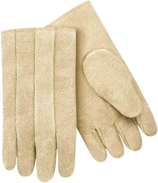 Steiner - Size Universal Wool Lined Fiberglass Heat Resistant Glove - 14" OAL, Slip-On Cuff - Industrial Tool & Supply