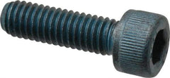 Metric Blue - M6x1.00 Metric Coarse Hex Socket Drive, Socket Cap Screw - Grade 12.9 Alloy Steel, Metric Blue Finish, Fully Threaded, 20mm Length Under Head - Industrial Tool & Supply