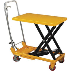 Wesco Industrial Products - 660 Lb Capacity Manual Hydraulic Scissor Lift Table - 11" to 35" Lift Height, 32" Platform Length x 20" Platform Width - Industrial Tool & Supply
