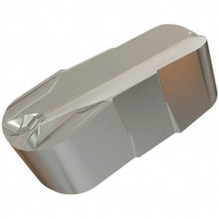 Iscar - 478239GIF Grade IC8250, 4.78mm Cutting Width Carbide Grooving Insert - 11.4mm Max Depth of Cut, Neutral, 2.39mm Corner Radius, TiCN/Al2O3/TiN Finish - Industrial Tool & Supply