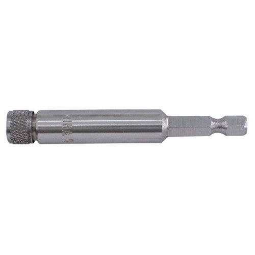 Screw Cap Bit Holder with O-Ring 1/4″ Stainless Steel & Non Magnetic For Insert Bits 2.4″ Oal - Industrial Tool & Supply