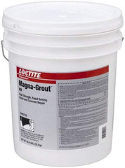 Loctite - 640 Fluid Ounce Container, Gray, Tub Magnesium Phosphate Construction Adhesive - Series Magna-Grout, 15 to 22 min Fixture Time, Indoor, Outdoor - Industrial Tool & Supply