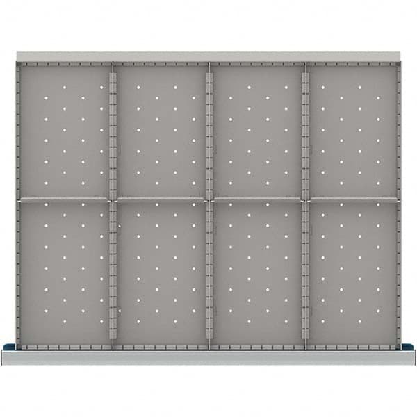 LISTA - 8-Compartment Drawer Divider Layout for 3.15" High Drawers - Industrial Tool & Supply