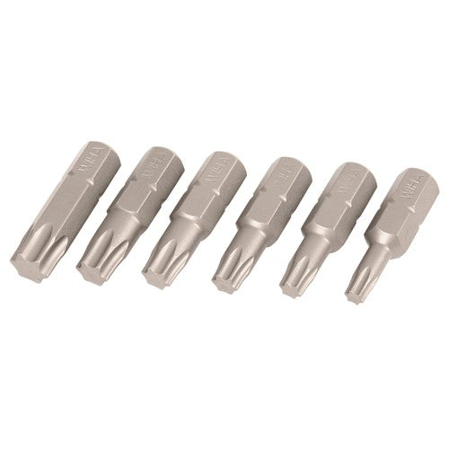 Torx Insert Bit T5, T6, T7, T8, T9 & T10 × 25mm (6 Bit Pack) - Industrial Tool & Supply