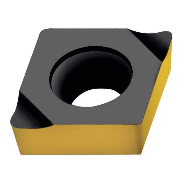 Walter - CPGT731 X25 Grade WK1 Carbide Boring Insert - Uncoated, Diamond, 7/8" Inscr Circle, 3/16" Thick, 1/64" Corner Radius - Industrial Tool & Supply