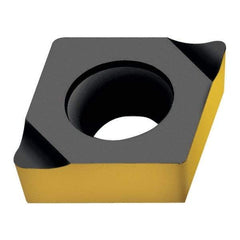 Walter - CPGT731 X25 Grade WK1 Carbide Boring Insert - Uncoated, Diamond, 7/8" Inscr Circle, 3/16" Thick, 1/64" Corner Radius - Industrial Tool & Supply