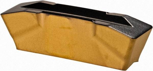 Walter - 3E400N040GX UA4 Grade WAK20, 4mm Cutting Width Carbide Grooving Insert - 2.8mm Max Depth of Cut, Neutral, 0.4mm Corner Radius, TiCN/Al2O3/TiN Finish - Industrial Tool & Supply