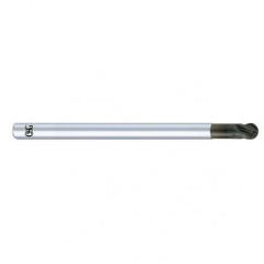 10mm Dia. - 125mm OAL - Diamond CBD - Ball End SE EM - 4 FL - Industrial Tool & Supply