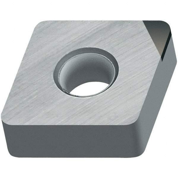 Walter - CNMA432 Grade WCB50 CBN Turning Insert - Uncoated, 80° Diamond, 1/2" Inscr Circle, 3/16" Thick, 1/32" Corner Radius - Industrial Tool & Supply
