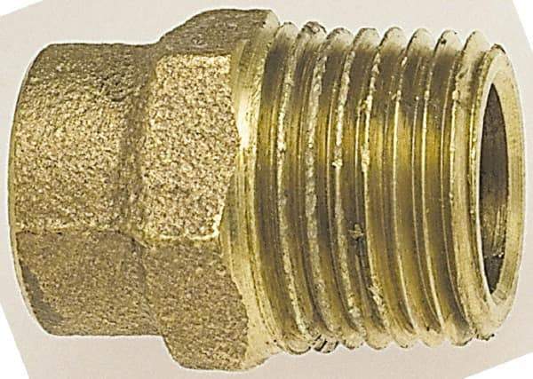 NIBCO - 3" Cast Copper Pipe Adapter - C X M, Pressure Fitting - Industrial Tool & Supply