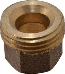 NIBCO - 1/2" Cast Copper Pipe Hose Adapter - C x Hose, Pressure Fitting - Industrial Tool & Supply