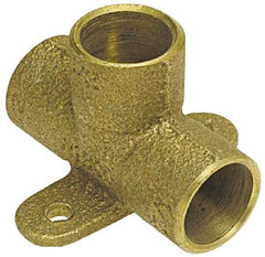 NIBCO - 1/2" Cast Copper Pipe Drop Tee - C x C x C, Pressure Fitting - Industrial Tool & Supply